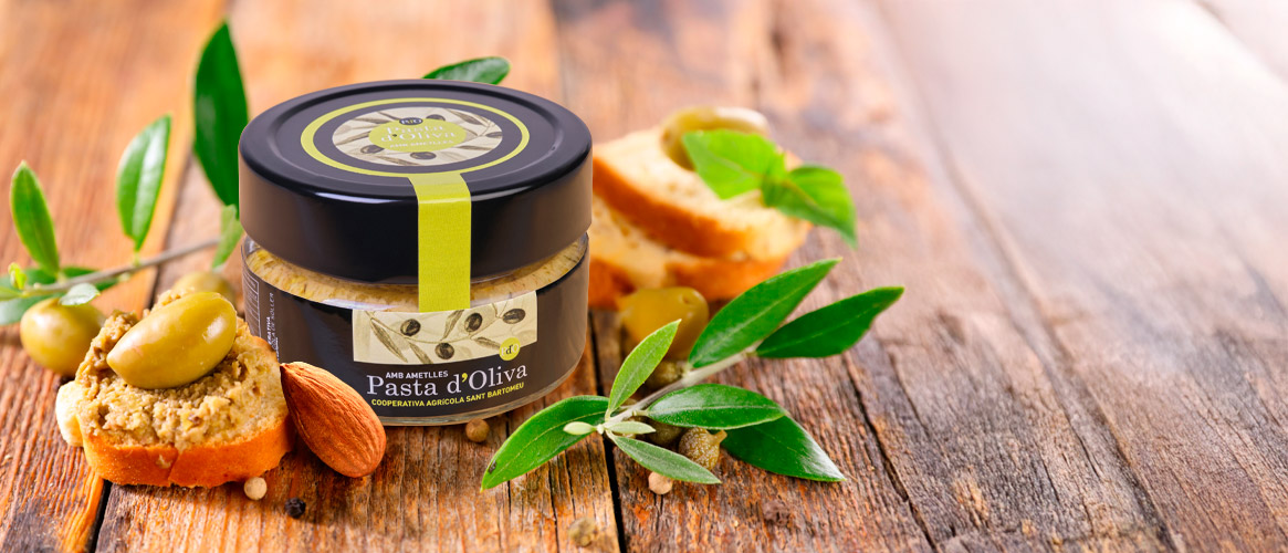 Pâte d’olive aux amandes Tapenade