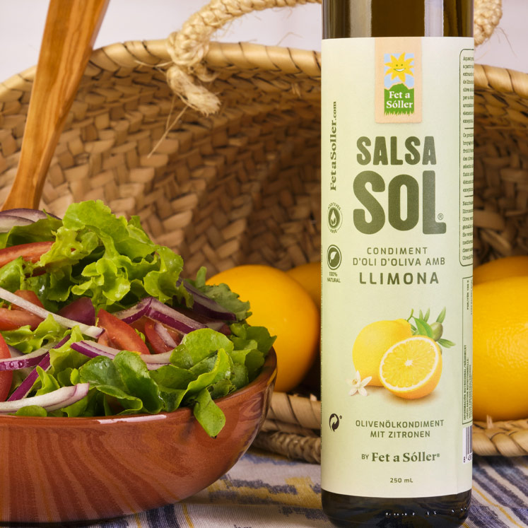 SalsaSol Limón natural Olivenöl mit Zitrone 250ml