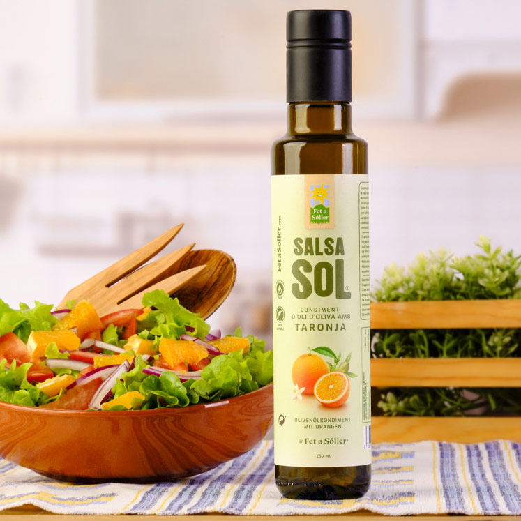 SalsaSol Taronja condimento de aceite de oliva con naranja