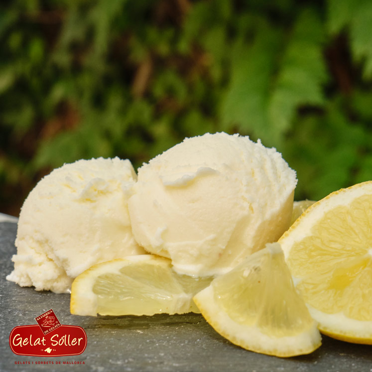 Gelat Sóller Limon veganes Zitronensorbet 400ml