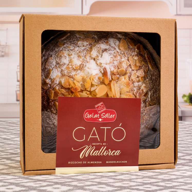 3x Gelat Sóller Gató (gâteau aux amandes) congelé