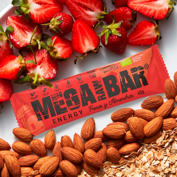 Organic Energy Bar Strawberry and Almond (MRB6)