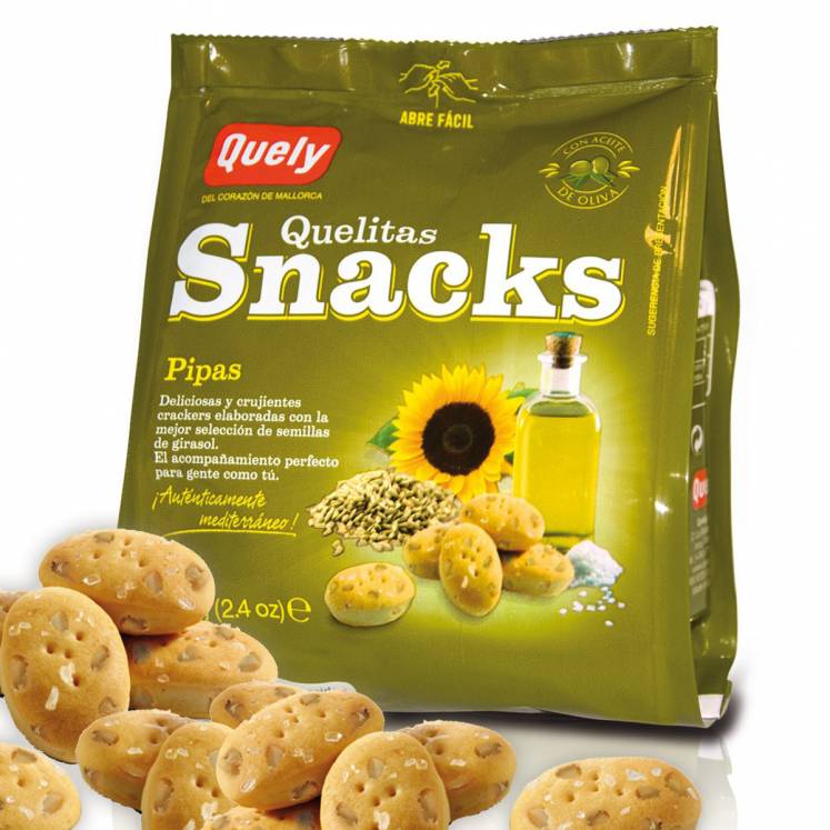 Quelitas Snacks biscuits with sunflower seeds