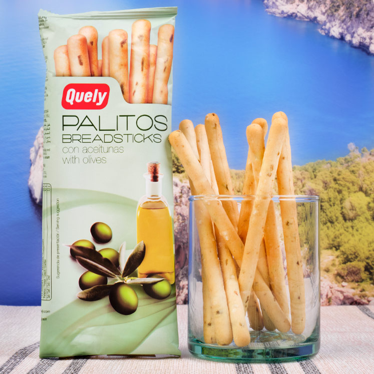 Quely Palitos Brotsticks mit Oliven