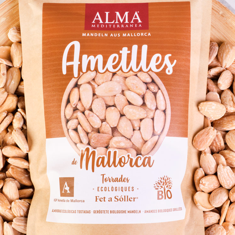 Amandes grillées biologiques