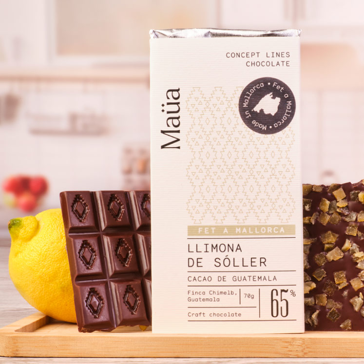 Maüa Chocolate with lemons from Sóller