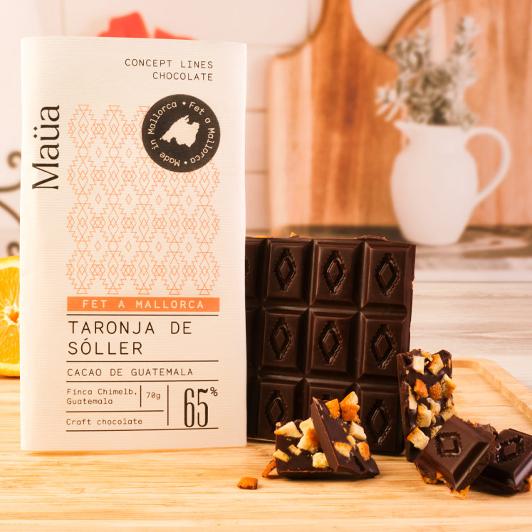 Maüa Chocolate con naranjas de Sóller