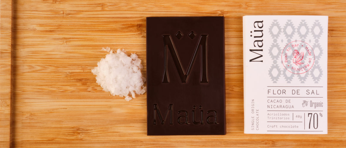 Maüa NICARAGUA 70% Bio Schokolade & Es Trenc Salz