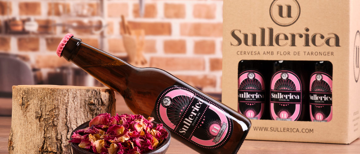 6 x Sullerica Bier Valenta mit Rosenblüte