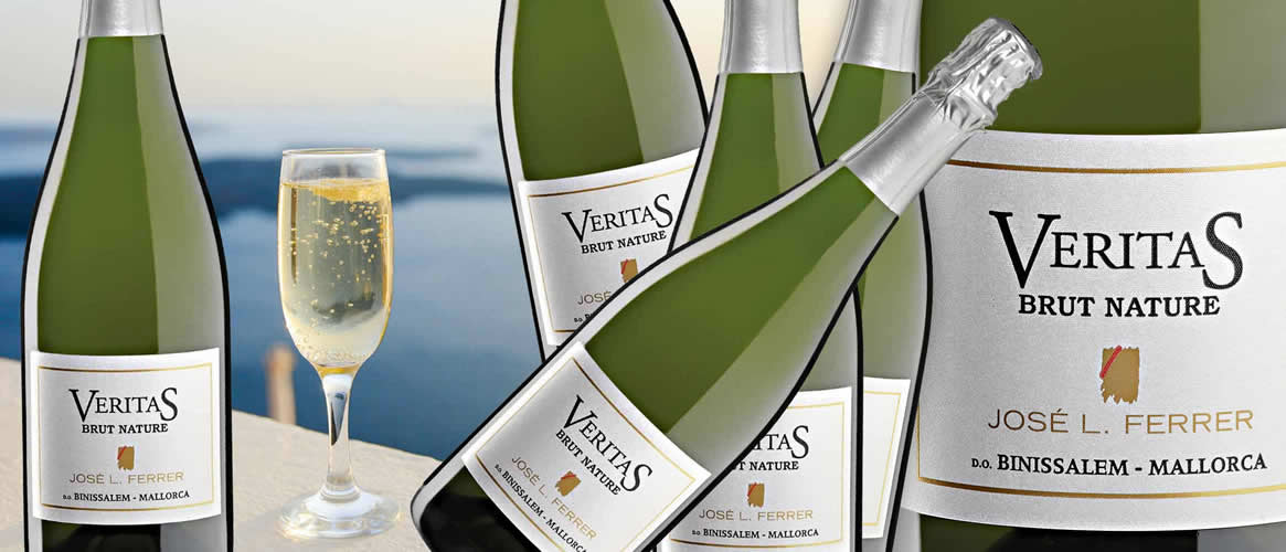 6 x Bodegas Ferrer Veritas Brut Nature D.O. Binissalem Sekt