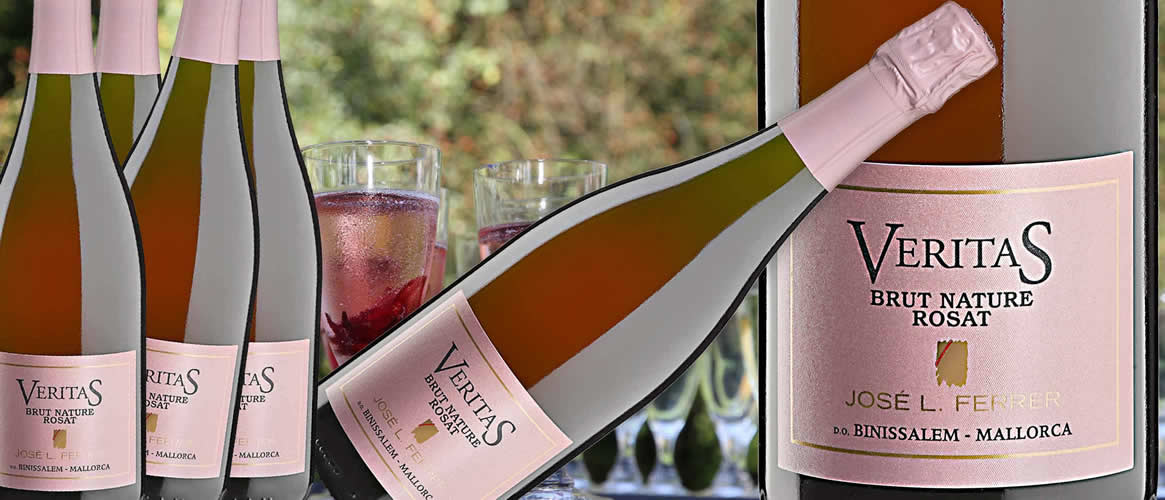 6 x Ferrer Veritas Brut Nature rosado D.O. Binissalem