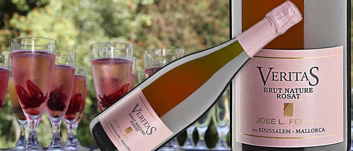 Bodegas Ferrer Veritas Brut Nature Rosat D.O. Binissalem Rosésekt