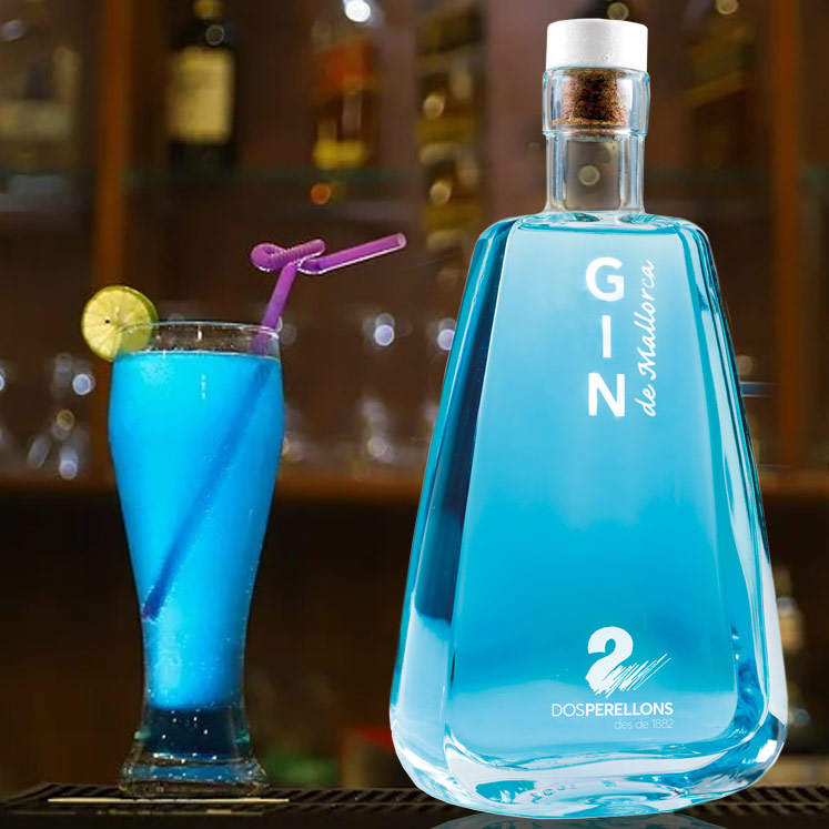 Dos Perellons Gin bleu Premium