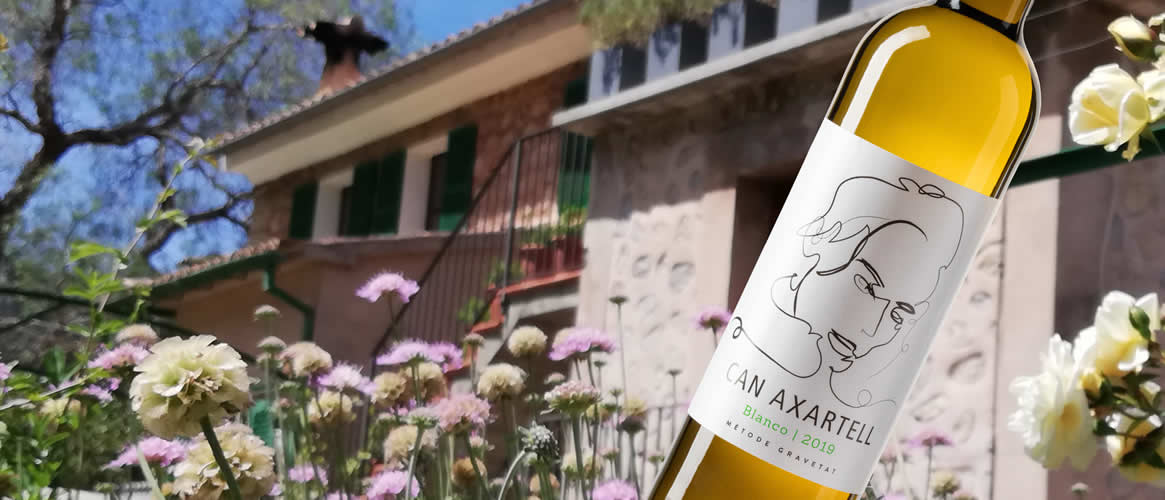 Can Axartell vino blanco ecológico