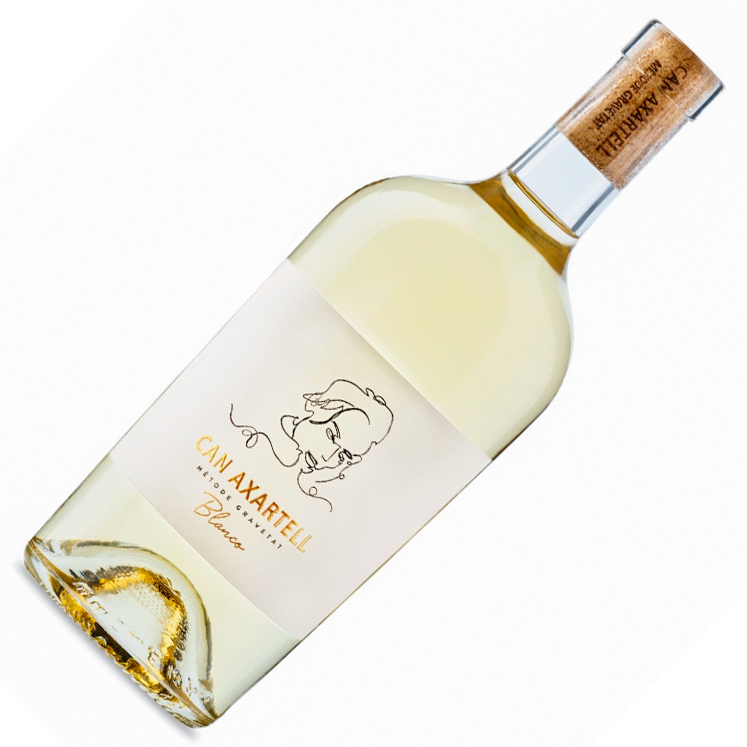Can Axartell organic white wine