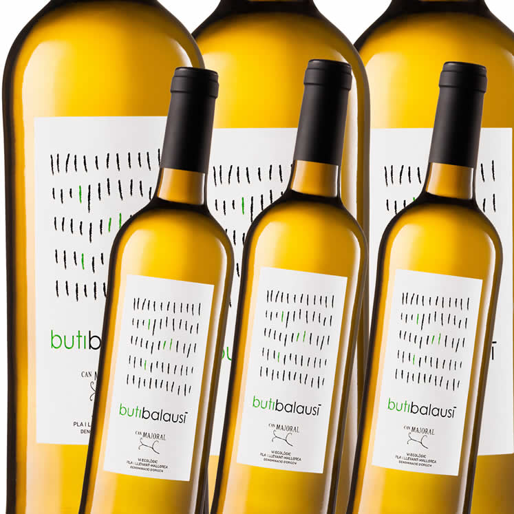 6 X Can Majoral Butibalausí organic White wine