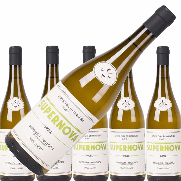 6 x Ca'n Verdura Supernova blanc Vin blanc D.O. Binissalem