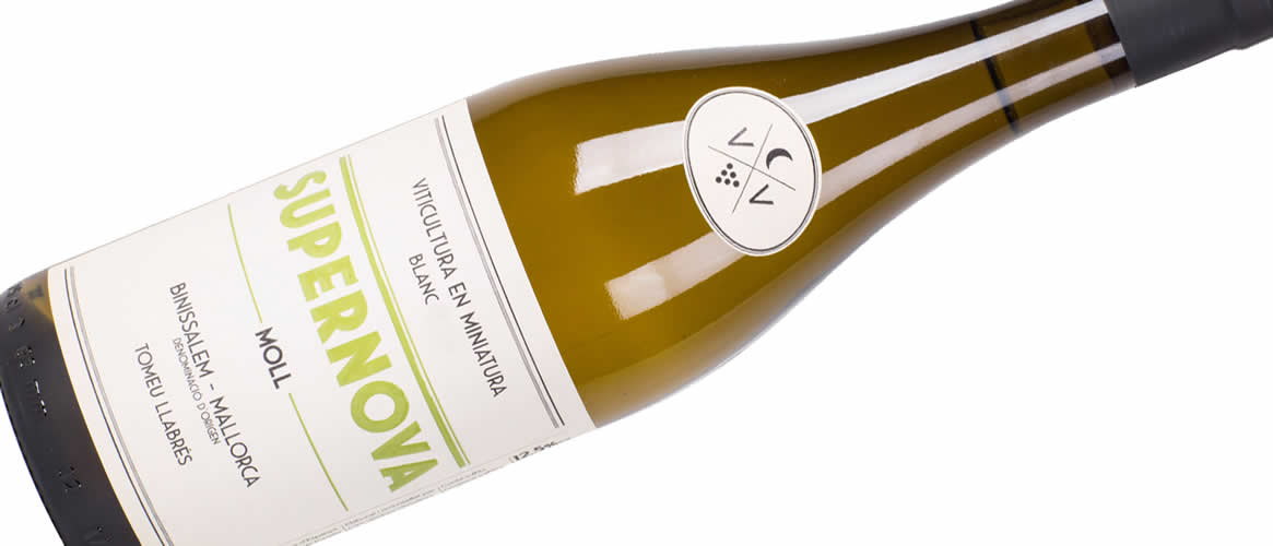 Ca\\'n Verdura Supernova Blanc D.O. Binissalem white wine