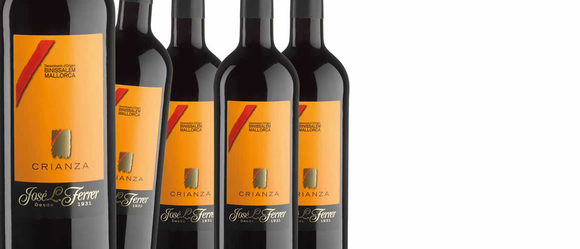 6 x Bodega Ferrer Crianza D.O. Binissalem Vin rouge