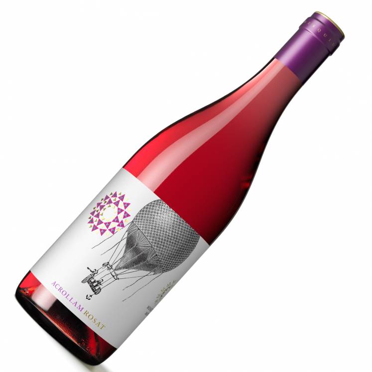 Mesquida Mora Acrollam Rosat Vi de la terra Mallorca organic rosé wine