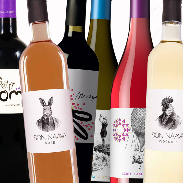 Organic Wine from Mallorca, 6 bottles red, white and rosé wine