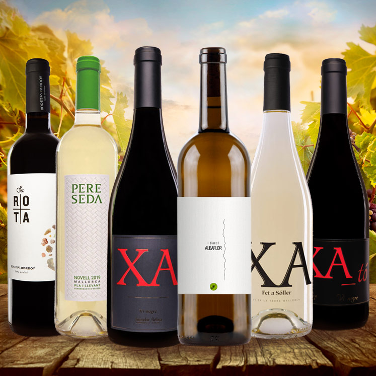 6 x Rotwein und Weißwein