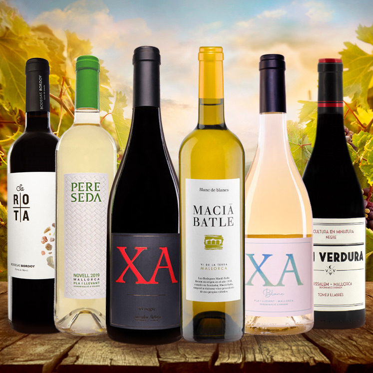 6 x Rotwein und Weißwein