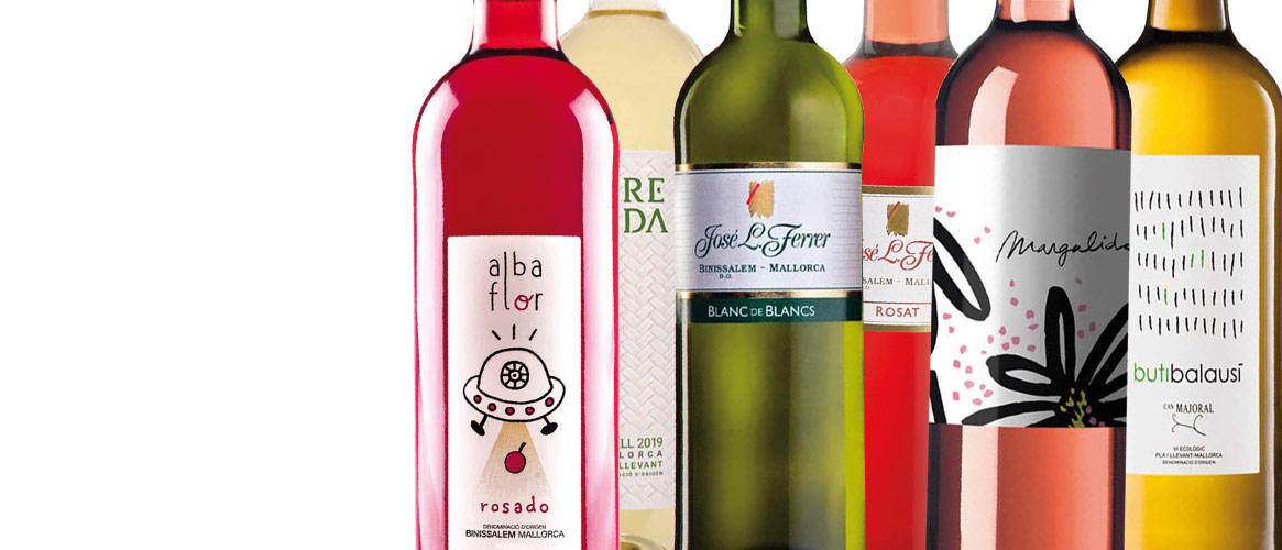 6 x white and rosé wine from Mallorca