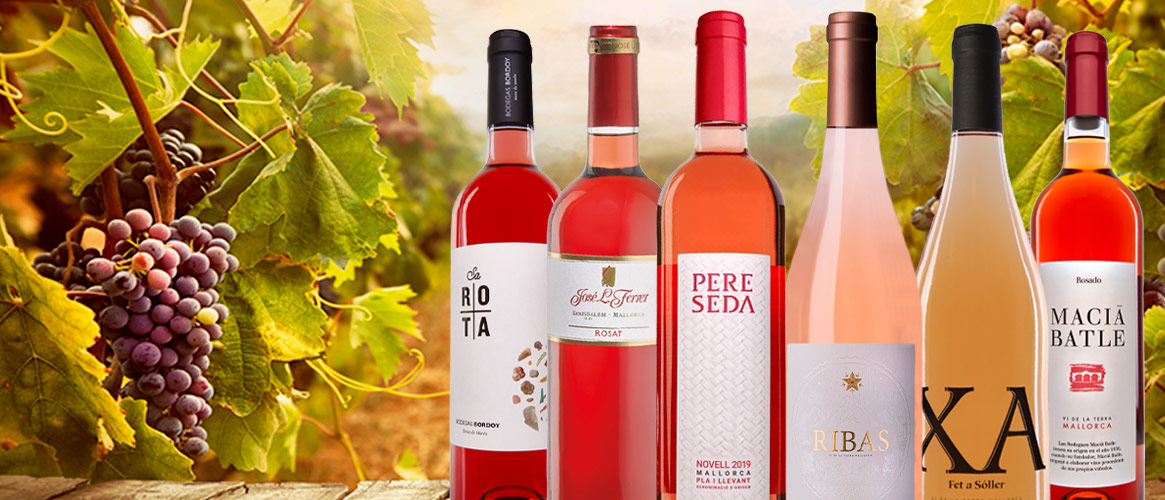 6 x vino rosado de Mallorca