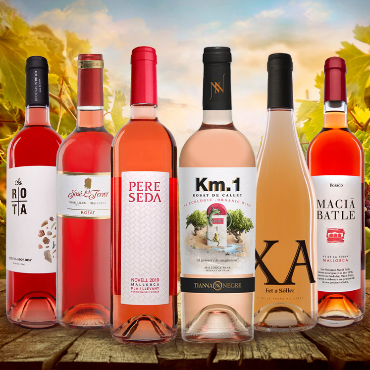6 x rosé wines from Mallorca