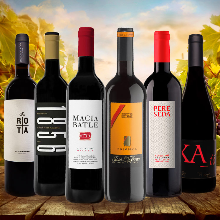 6 x Rotwein