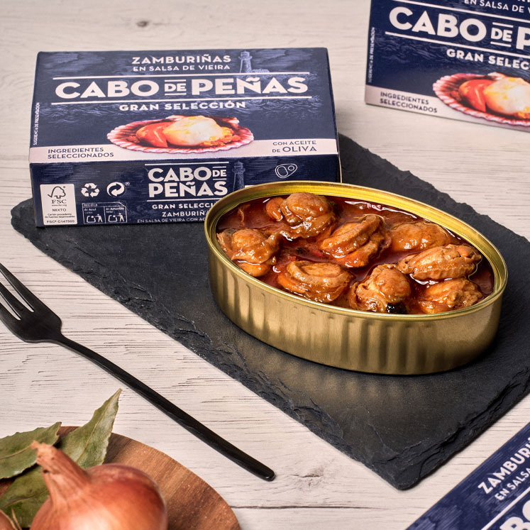 Cabo de Peñas Zamburiñas in Scallop Sauce