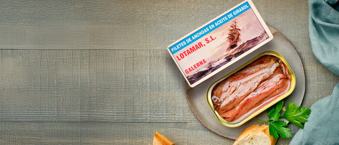 Anchovy Fillet in Sunflower Oil - LOTAMAR