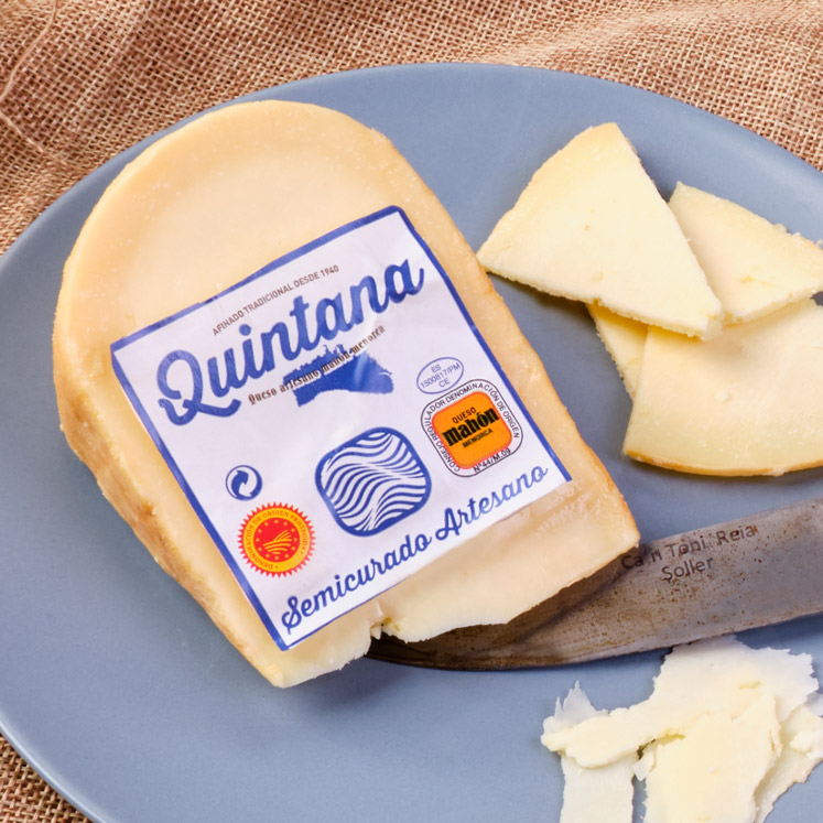 Quintana Halbgereifter Käse Semicurado Artesano Menorca D.O.P.