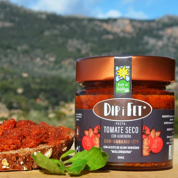 Dip i Fet Bio Pâte à tartiner végane aux tomates et aux amandes