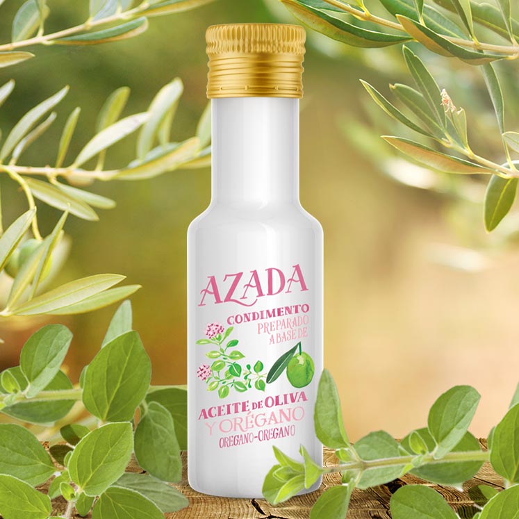 Azada Organic olive oil and oregano