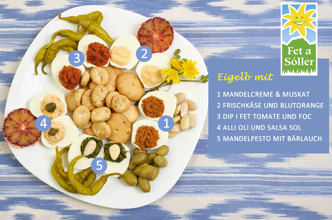 Unsere mediterran gefüllten Ei-Kreationen
