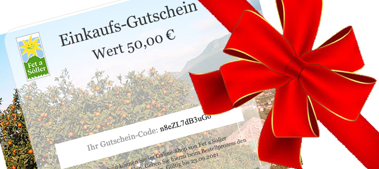 Das passende Geschenk - ein Einkaufs-Gutschein